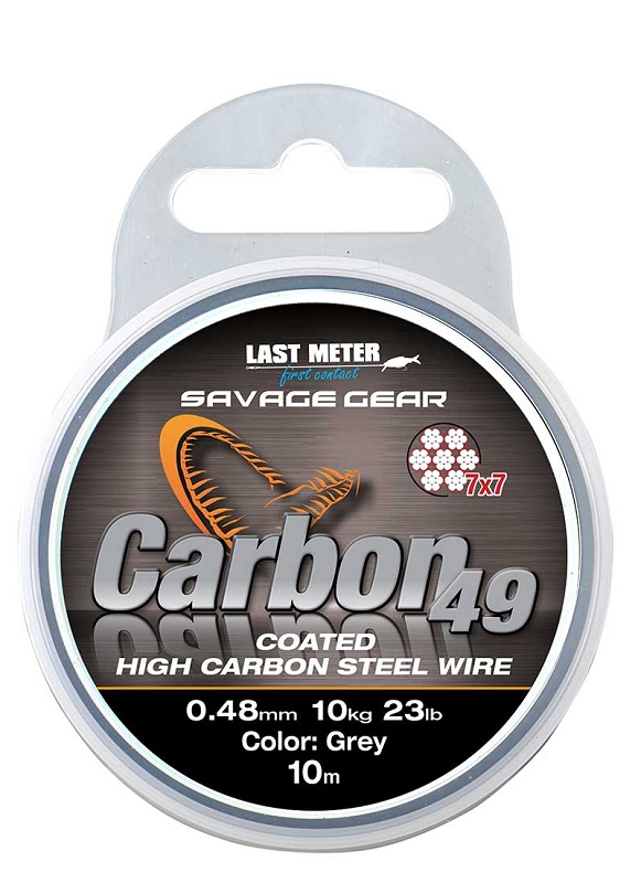 Lanko Carbon49 10m / Prívlačový program / ocelové lanká a wolfrám